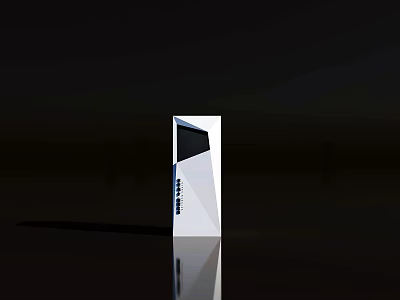 Modern trash can 3d model