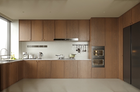 Middle Style Kitchen 3d model