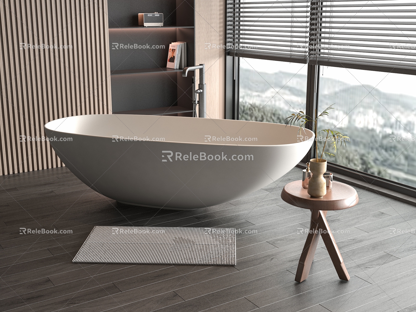 Bathtub Tub Integrated Bathtub Independent Bathtub 3d model