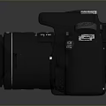 DSLR Camera Card Machine Digital Camera Digital Camera Photographic Equipment 3d model
