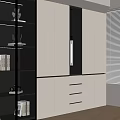 Modern Wardrobe Interior Design With Glass Doors White Cabinetry And Window Blinds