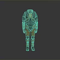 Sci-Fi Armor Alien Armor Sci-Fi Armor High-Tech Armor Futuristic Armor Alien Warrior Armor 3d model