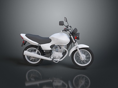 Motorcycle two-wheeled motorcycle off-road motorcycle road race motorcycle motor vehicle transport 3d model