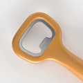 Orange Plastic Bottle Opener With Curved Ergonomic Handle For Comfortable Grip And Daily Use