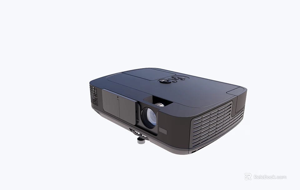 Projection Monitoring Black Surveillance Projector For High Definition Security Systems 3d model 