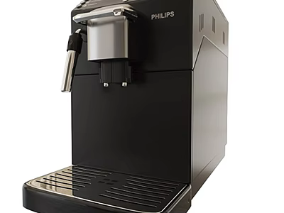 Philips Black Coffee Machine As Modern Kitchen Appliance With Sleek Design 3d model
