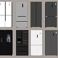 Various Styles Refrigerators Freezers in Different Colors Collection
