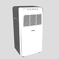 Sleek White and Gray Household Dehumidifiers For Daily Home Living Use