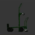 Sturdy Green Industrial Hand Trucks With Wheels For Efficient Cargo Transport