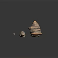 Rock Block Rock Block Rock Specimen Boulder Big Stone Block Rock Stratum Rock Stratum Rock Stratum Rock 3d model