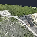 Modern Quarry Digging Coal Mine Quarry Digging Coal Mine 3d model