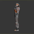 Sci-Fi Armor Alien Armor Sci-Fi Armor High-Tech Armor Futuristic Armor Alien Warrior Armor 3d model