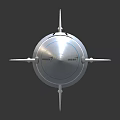 AGM-158A Missile White Military Weapon Detailed Design With Markings And Aerodynamic Structure