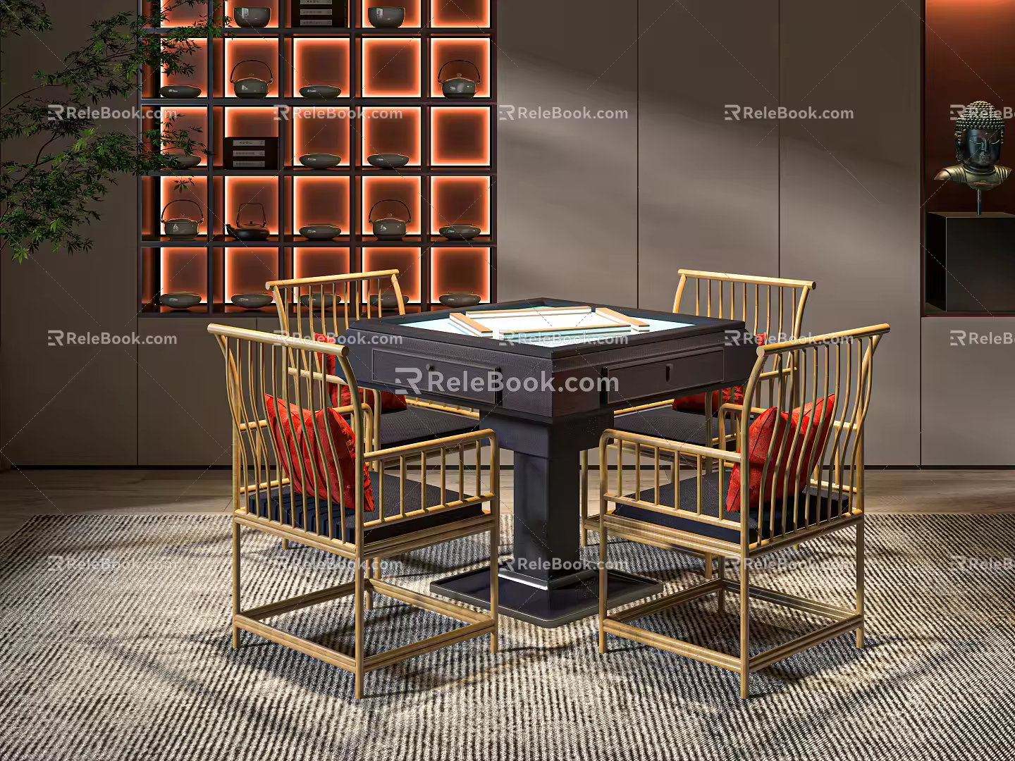New Chinese Mahjong Machine Automatic Mahjong Machine 3d model
