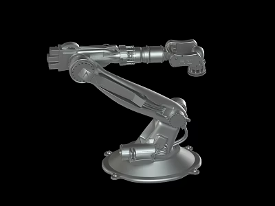 Intelligent Robotic Arm With Advanced Mechanical Design For Industrial Automation Precision 3d model