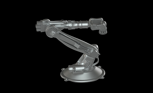 modern mechanical arm machine parts 3d model