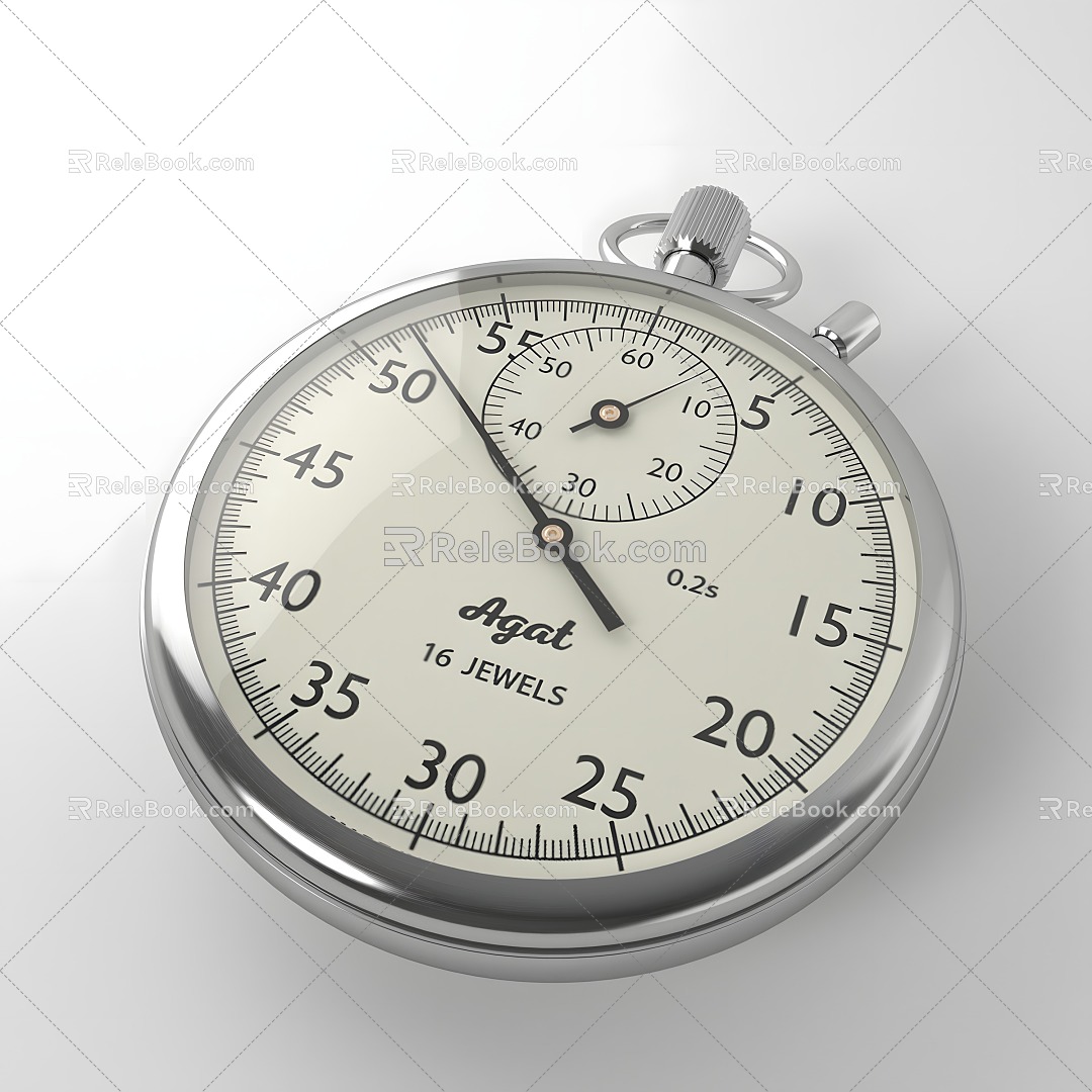 Watch Pocket Watch 3d model