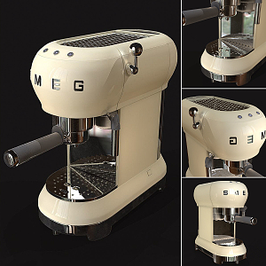 Modern coffee machine 3d model