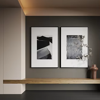 Modern Abstract Hanging Painting Modern Combination Painting Modern Minimalist Hanging Painting Modern Italian Hanging Painting 3d model
