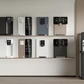 Various Styles Water Dispensers On Shelf Display And Floor Standing Unit