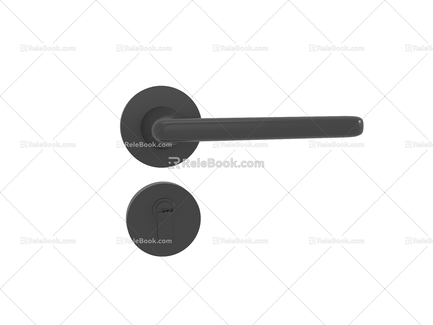 Modern Door Handle 3d model