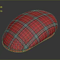 Stylish Red Plaid Hat Design Featuring Classic Checkered Pattern For Daily Fashion Use