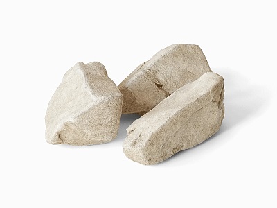 Modern Stone Rock 3d model