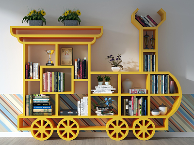 Modern Bookcase Children's Bookcase model