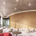 Modern Sales Office Building With Unique Spiral Design And Green Surroundings