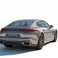 Gray Porsche Panamera Luxury Sports Sedan With Sleek Design And Alloy Wheels