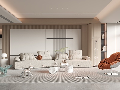 modern living room model