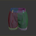 Women's Shorts Shorts Men's Shorts Half Pants Men's Pants Men's Pants Wear 3d model