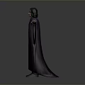 Female Elf Cartoon Witch Magic Witch Magic Girl Magician Elf Mage Warlock Wizard 3d model