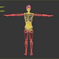 Humanoid Robot Featuring Metallic Body Structure And Open Arms Pose On Gray Background