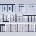 Modern Door And Window Design Collection With Glass Panels And Frame Styles