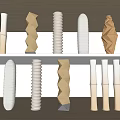 Modern Interior Special-Shaped Column Creative Column Decorative Column Decorative Column Special-Shaped Creative Art Column Styling Column 3d model