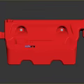 Red Computer External Housing Case with SUNON Brand and Durable Design Features
