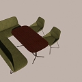 Office Leisure Tables and Chairs Office Conference Tables and Chairs Coffee Shop Tables and Chairs 3d model