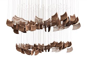 Nordic Chandelier Art Chandelier Decorative Chandelier Large Chandelier 3d model