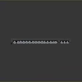 Full Size Mechanical Keyboard With Metallic Frame Black Keys For Computer Use