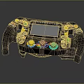 modern gamepad wireless gamepad game console accessories 3d model