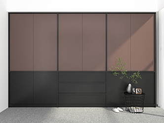 Modern Wardrobe Custom Coat Cabinet Wardrobe 3d model