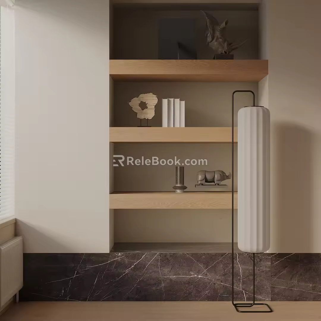 Modern floor lamp 3d model