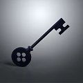 Durable Metal Key Hardware Tool With Round Handle And Holes Design