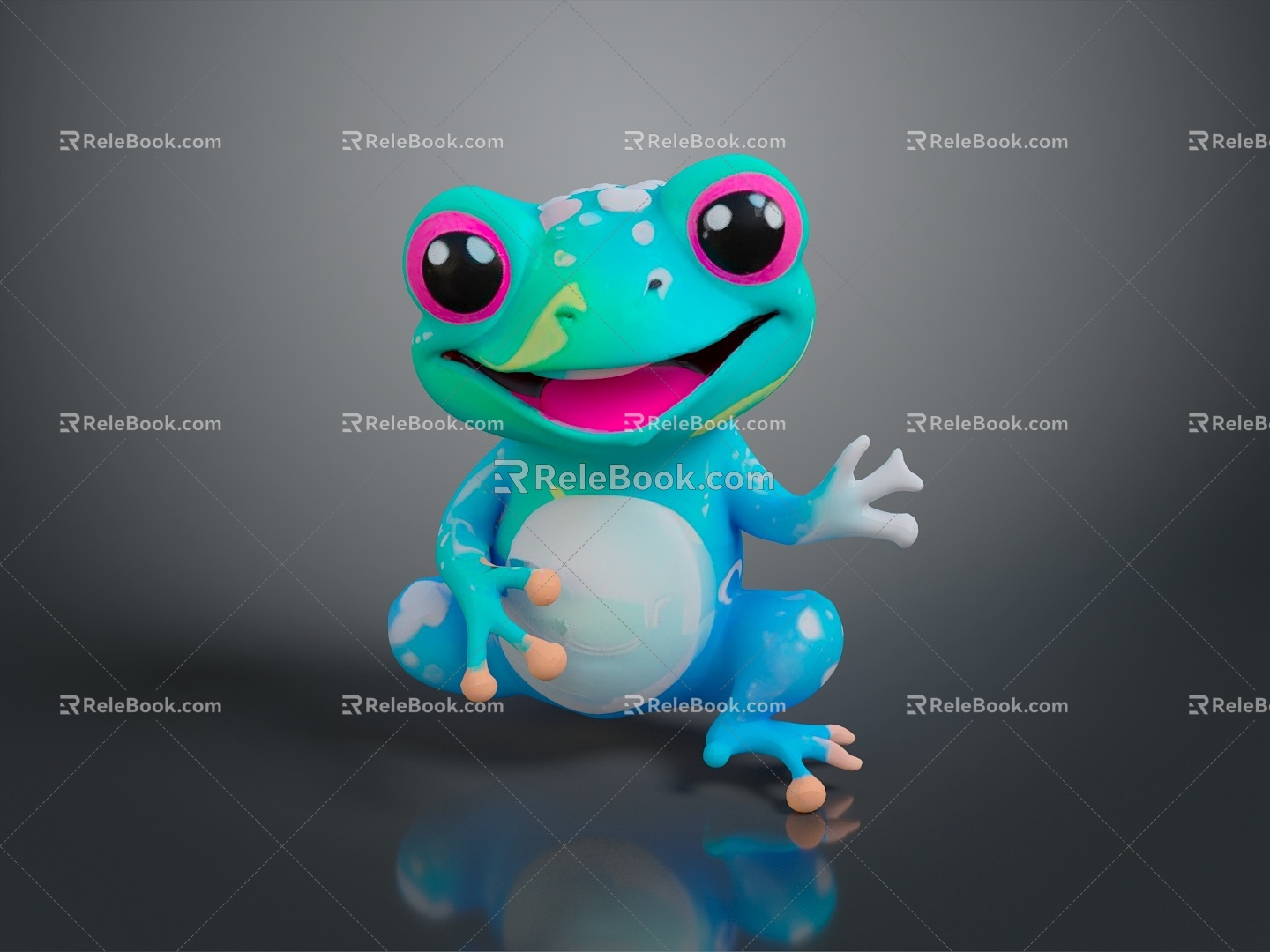 Frog Frog Frog Poison Frog Game Frog Reptile Cold Blooded Animal Reptile Reptile 3d model