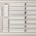 French Gypsum Line Gypsum Line Corner Decorative Line Skirting Line ceiling Foot Line Eave Line 3d model