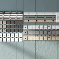 Modern Switch Socket Mobile Rail Socket Switch Socket Panel 3d model