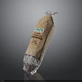Bovati Salame Milano Net Wrapped Italian Dry Cured Sausage With Silver Foil Base