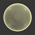 Shiny Metallic Microphone With Black Handle And Gold Mesh Head For Daily Use