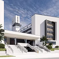 Modern School Architecture Modern College Architecture Modern Teaching Building Architecture 3d model